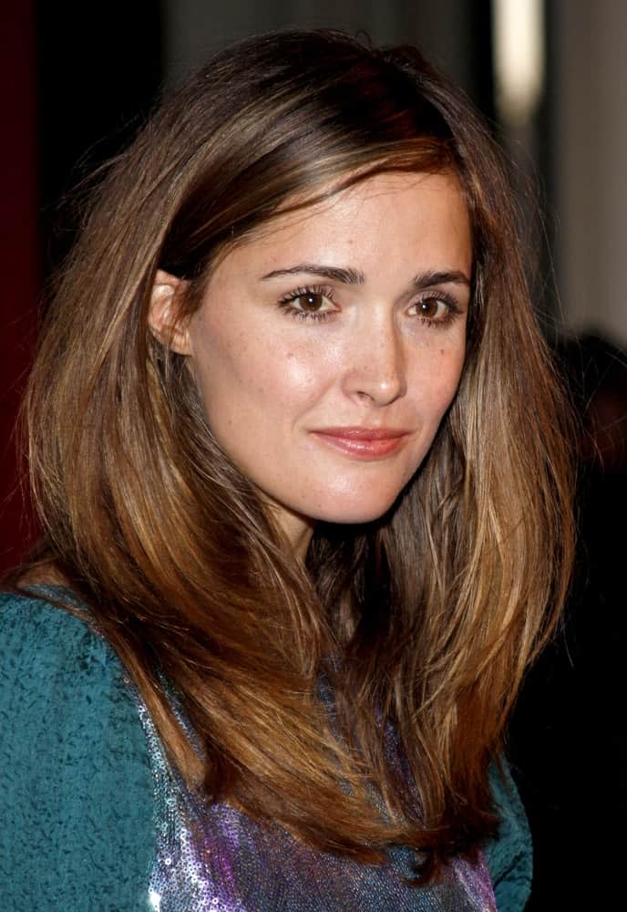 Rose Byrne was at the Los Angeles premiere of 'The September Issue' held at the LACMA in Los Angeles on September 8, 2009. She wore a colorful dress to go with her loose and tousled brunette hairstyle that has layers and side-swept bangs.