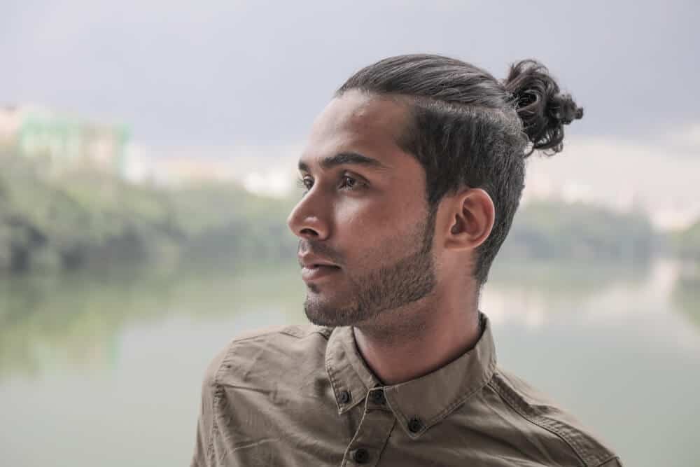 48 Man Bun Hairstyle Examples Photos