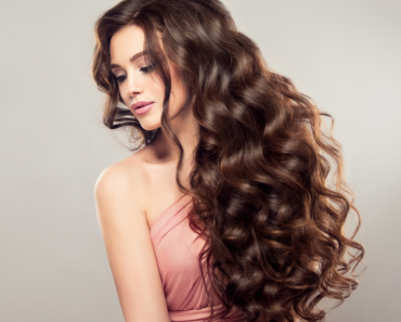 woman with thick hair