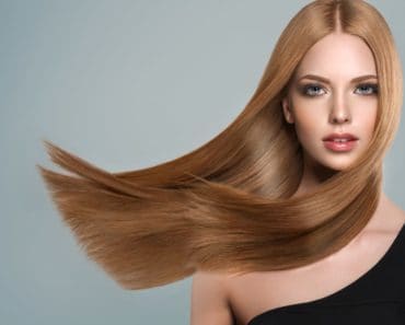 A Model Flaunting Straight Brown Hair