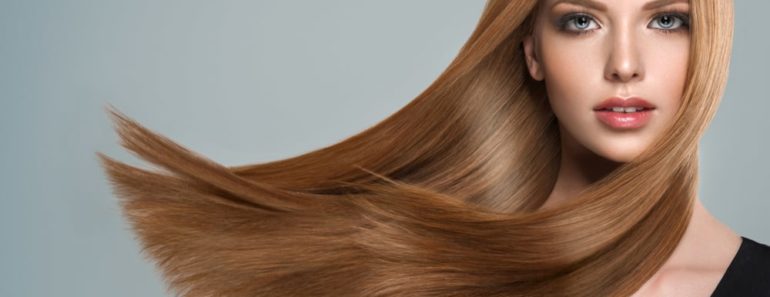 A Model Flaunting Straight Brown Hair