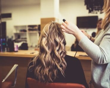 A Woman at a Salon for a Hair dye