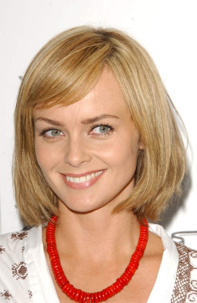 Izabella Scorupco at a part