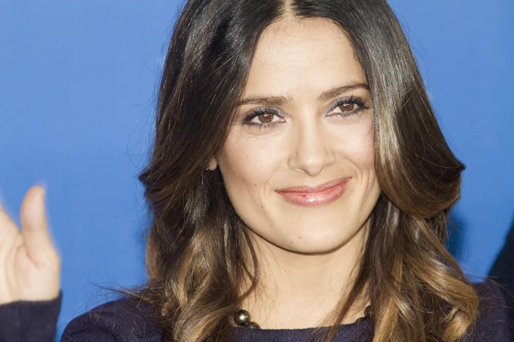 Salma Hayek smiling