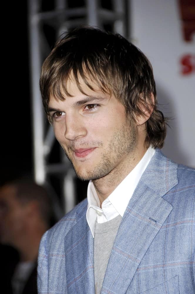 Ashton Kutcher S Hairstyles Over The Years