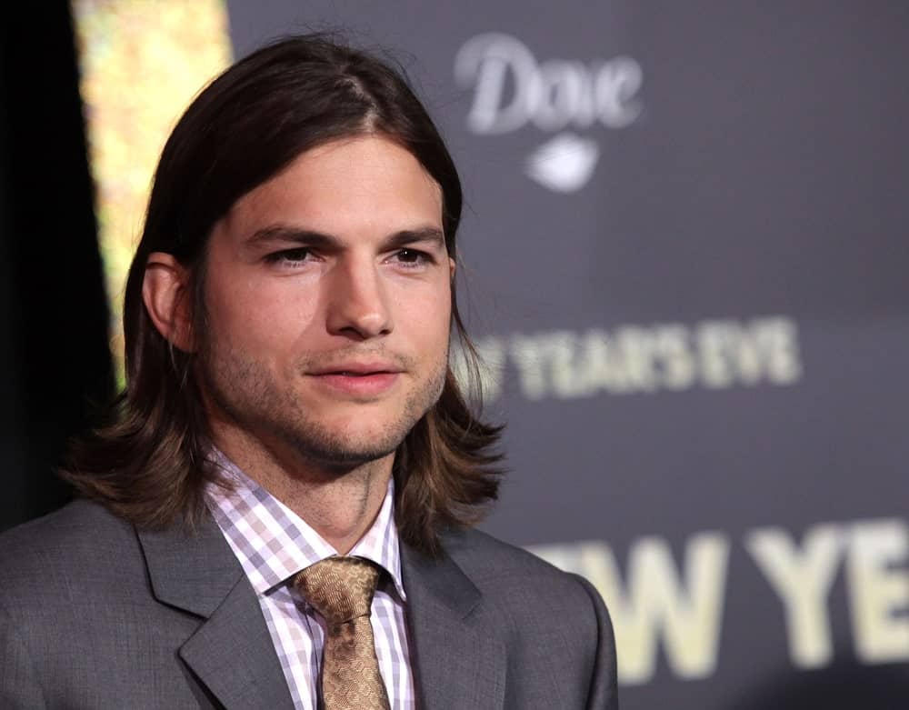 Ashton Kutcher S Hairstyles Over The Years