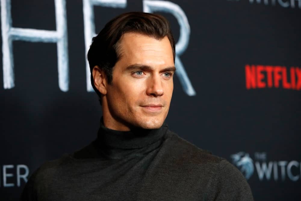 The English actor had a more volumized hair styled in a neat side-swept during the "The Witcher" Premiere Screening at the Egyptian Theater on December 3, 2019.