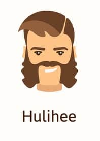 Illustration of Hulihee beard.