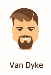 Illustration of Van Dyke beard.